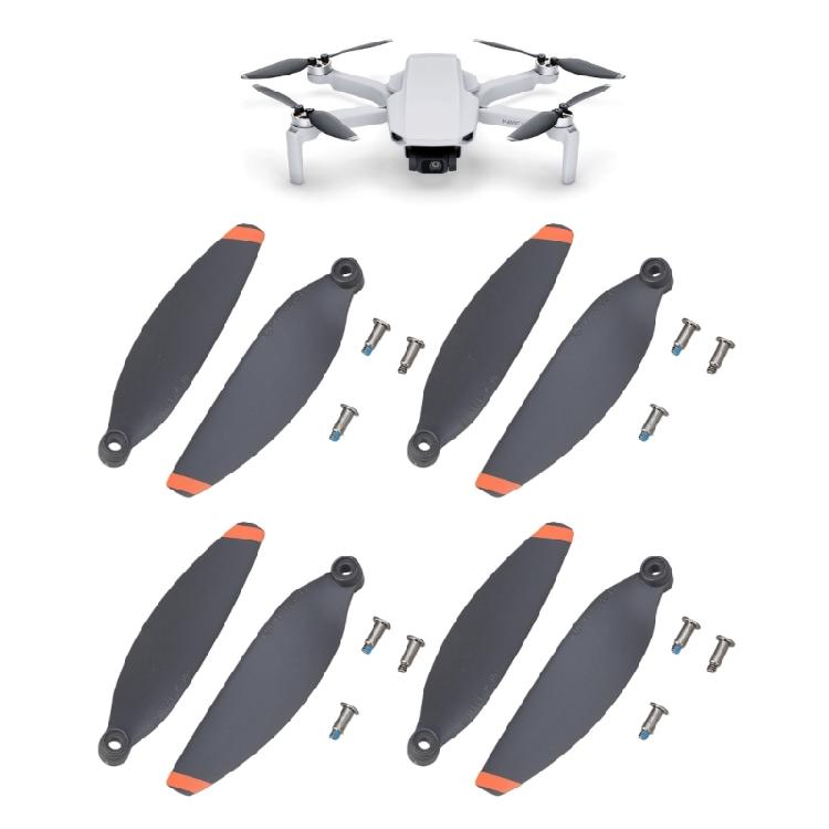 2 Pair Efficient Propellers with 12Pcs Mounting Screws Quadcopter Flight Props Paddle Leaf Accessory