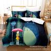 3D Digital Printing Bedding Four-Piece Set Three-Piece Set Chinchilla Bed Sheet Quilt Pillow