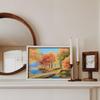MISITU Jigsaw Puzzle Micro Piece 1000 Piece Puzzle Landscape Painting Nature Forest River Maple Gift Birthday Christmas Stylish Interior Autumn x 38