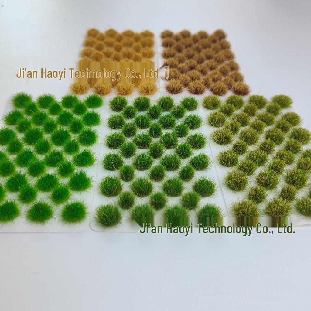 5mm39 Grass Tufts for Train Track Models and Military Dioramas - Handmade DIY Scenery Material