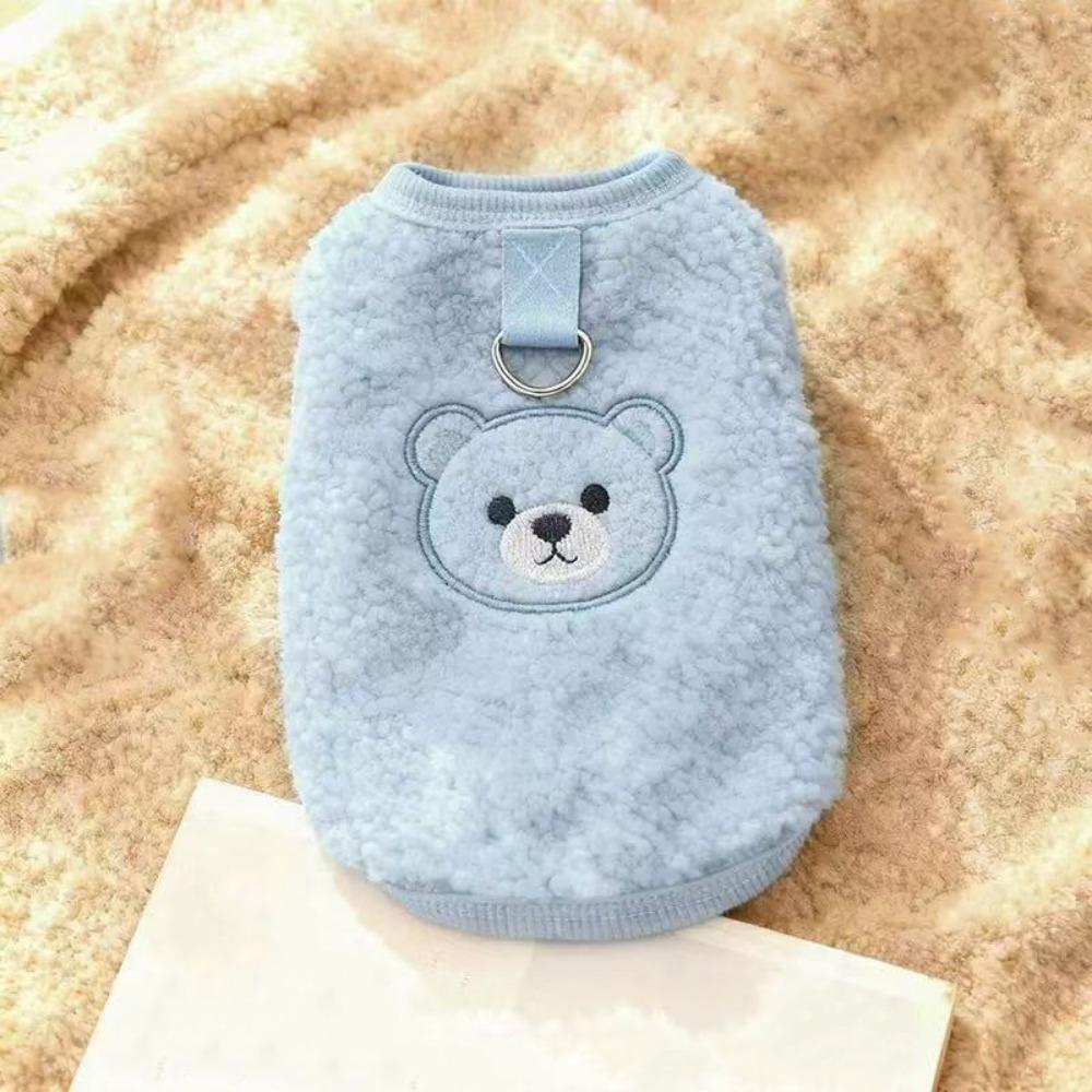 Warme Katze Ärmellose Weste Cartoon Hund Fleece Mantel Mode Welpen Jacke Wintersaison