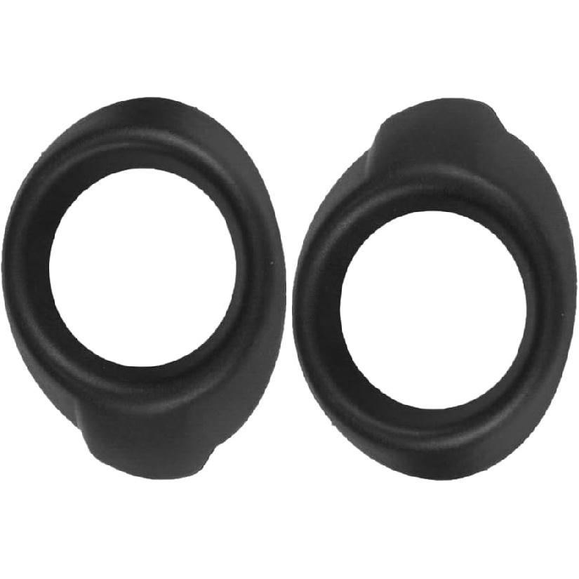 Front Bumper Fog Light Cover Bezel Trim Ring Cover BM51-19952-AD, Pair Set Front Bumper Fog Lamp Covers Trim Bezel, 2012-2014 Compatible with Ford чёрный