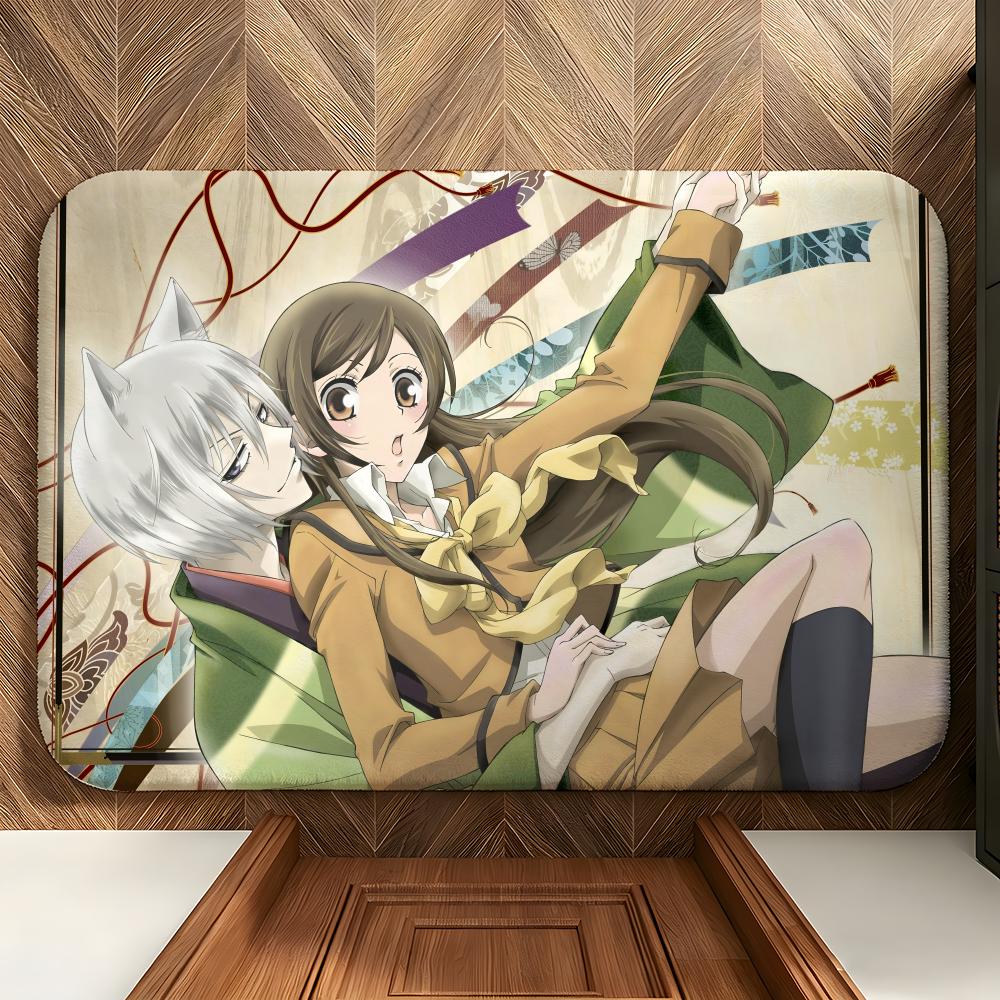 Anime K-Kamisama K-Kiss Floor Mat Soft Flannel Floor Mat Suitable for Entryways, Living Rooms, Bedrooms, and Bathrooms