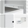Wall Mounted Nightstand White 34.5 x 33 x 20 cm Engineered Wood