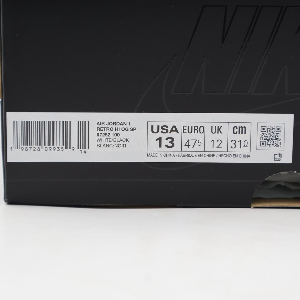 II7282-100 fragment design A UNION A Nike Air Jordan 1 Retro High OG (Men's)