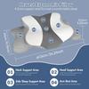 Cervical Neck Pillow for Pain Relief Ergonomic Side Sleeper Pillow for Neck Support Memory Foam Pillows for Back Stomach Sleeper