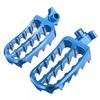 1 Pair Blue Wide Forged Foot Pegs Footrest Pedal Fit for Yamaha Tenere700 XTZ 700 Rally Edition 2024 2023 2022 2021 2020