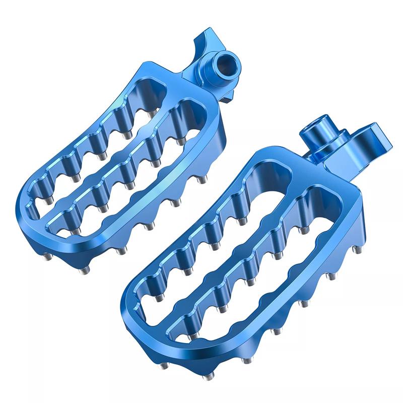 1 Pair Blue Wide Forged Foot Pegs Footrest Pedal Fit for Yamaha Tenere700 XTZ 700 Rally Edition 2024 2023 2022 2021 2020