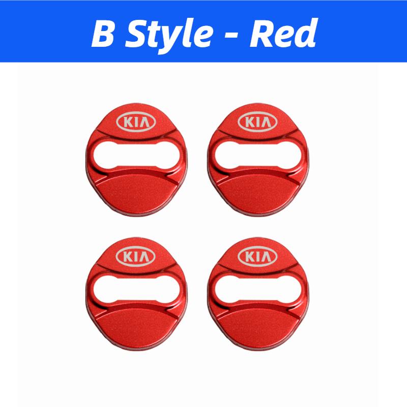 4PCS Car Door Lock Cover Logo Protection Stickers For KIA K3 K5 KX3 KX5 KX7 Sportage R Forte Carens Stinger Sorento Accessories YO7