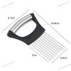 Leeseph Onion Holder, Stainless Steel Onion Slicer Holder for Slicing and Storage of Onions Avocados and Vegetables