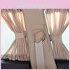 Luxurious Beige Vip Car Van Suv Window Curtain Kit For Enhanced Uv Protection