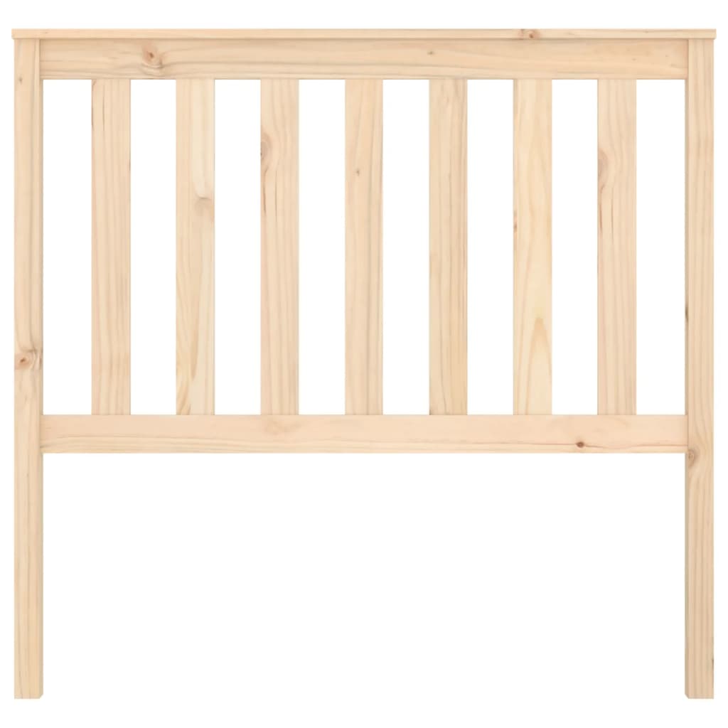 Vidaxl Wezgłowie Łóżka, 106X6X101 Cm, Lite Drewno Sosnowe