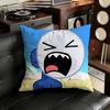 BBattle for Dream IIsland BFDI Pillow Case Square DoubleSided Printing Short Plush Sofa Cushion Cover Bedroom Bedside Pillow