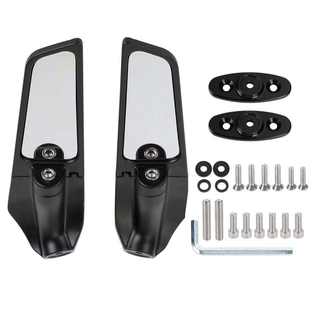 Adjustable Wing Fin Rearview Mirrors For Suzuki Gsxr 600/750/1000 2000-2019