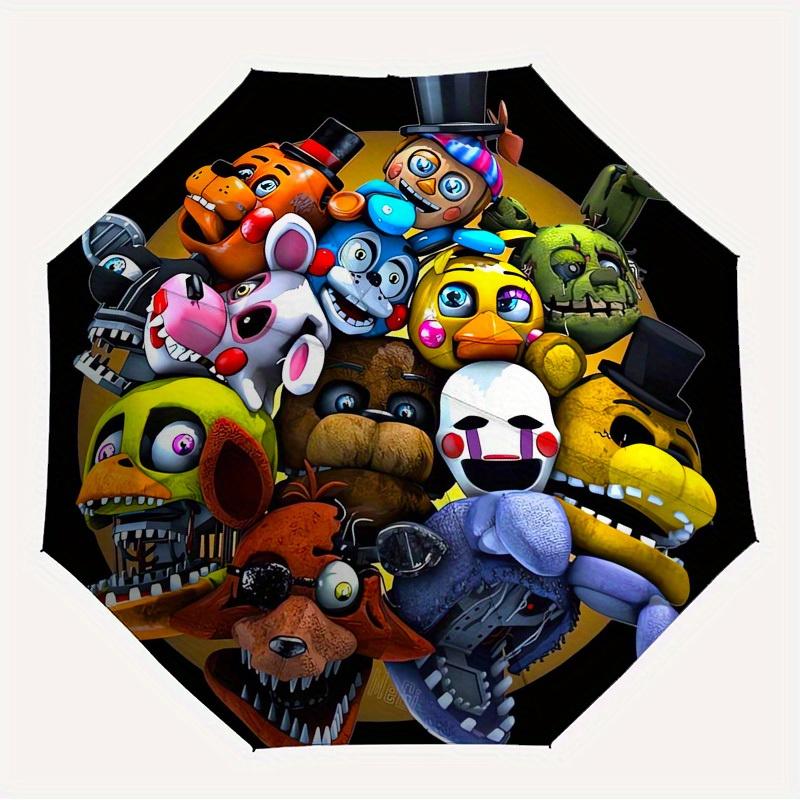 

1pc FNAF Characters Themed High-quality Umbrella,Automatic Opening and Closing Umbrella,Multi-functional Umbrella G0811354