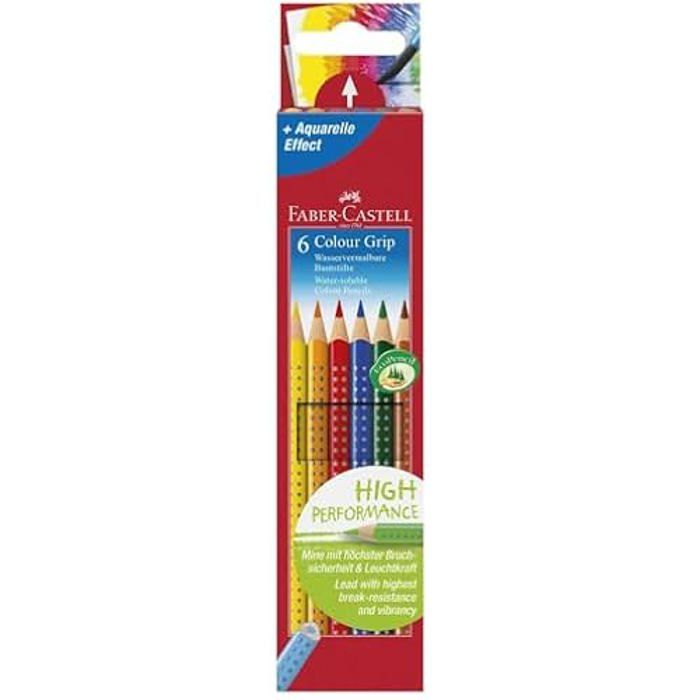 Crayons de couleur aquarellables - Faber-Castell - Multicolore - 9,15 x 2,74 x 21,97 cm - S8421870