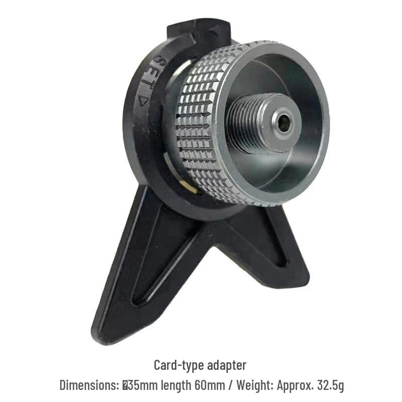 Gas Canister Converter for Outdoor Stoves: Adapts Cassette To Flat or Liquefied Gas