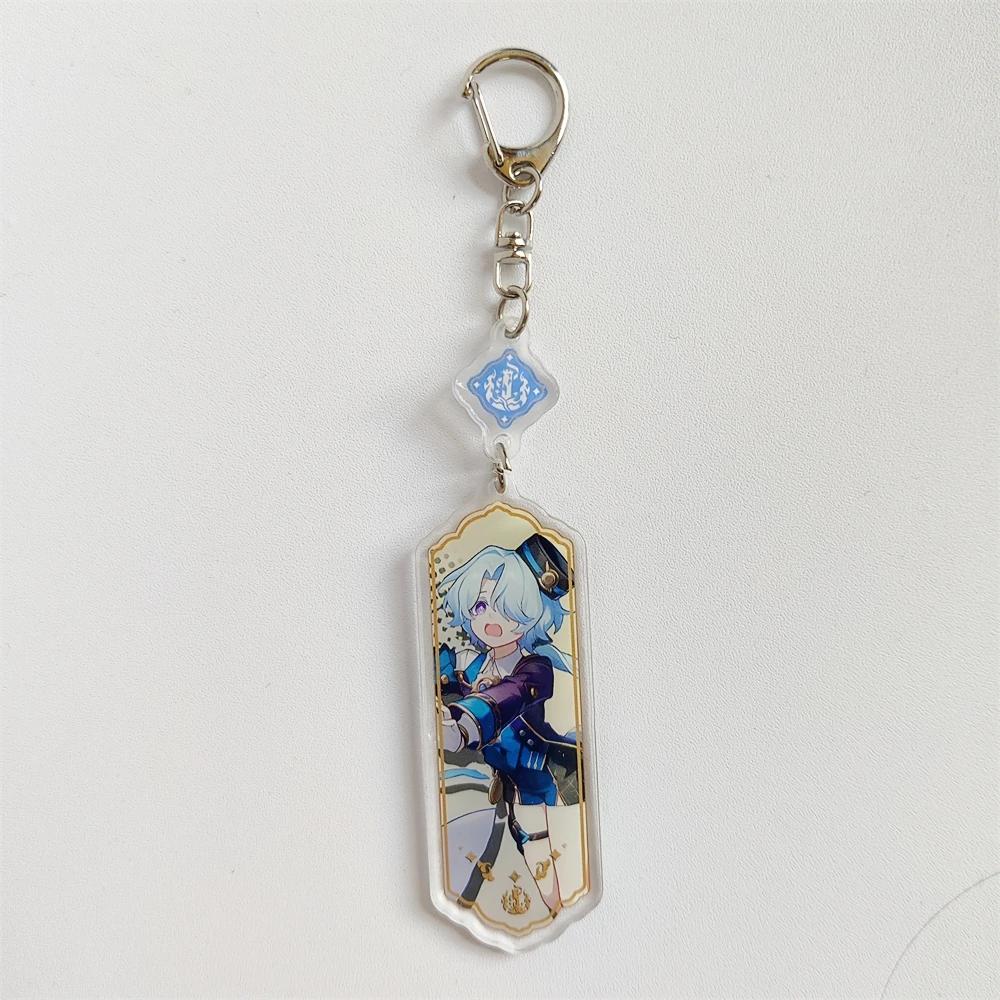 Honkai: Star Rail Keychain Sparkle Lunae Boothill Aventurine Acrylic Figure Keyring Anime Pendant Bag Gifts Accessories Women