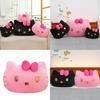 Black Skin Pink Kitty Cat Couple Pillow Plush Toy Children And Teens Room Decor