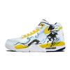 Flight Legacy Ink Wash BMW, Blue Wrapping, Wear Resistant And Non Slip Mid Top Basketball Shoes Men's White Yellow BQ4212-102(team183- )