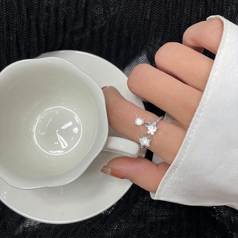 Lindon Classic Copper Alloy Zircon Ring Ladies Jewelry Wedding Promise Party Gift