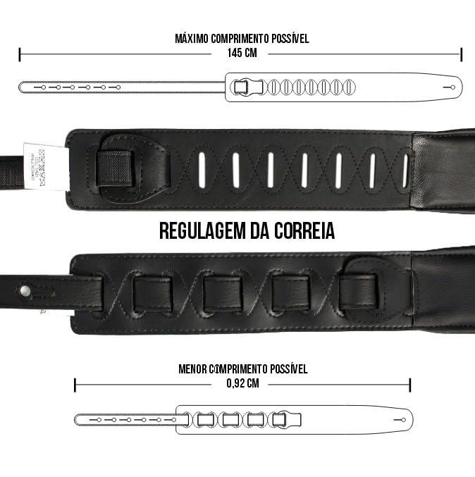Basso Classic Synthetic CLA26 Jeans Guitar Strap Synthetic (Classic Series)