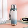 New Gradient Color Steel Big Cap Portable Gift for Male and Female Students Special Thermos Cup Mug Cup Durable Durable