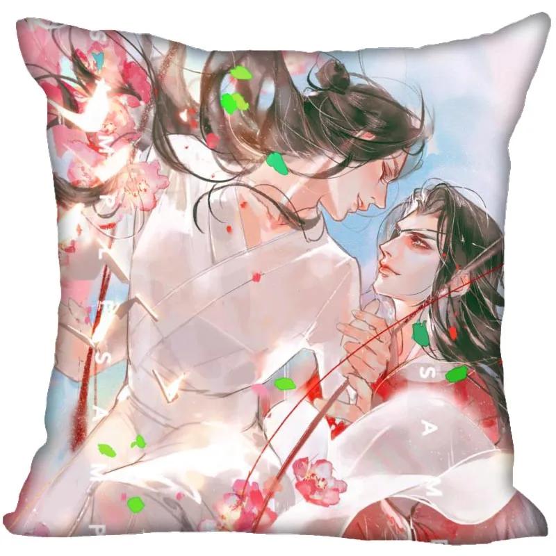 New Arrival Tian Guan Ci Fu Pillow Cover Bedroom Home Wedding Decorative Pillowcase Square Zipper Pillow Cases Soft No Fade 0913