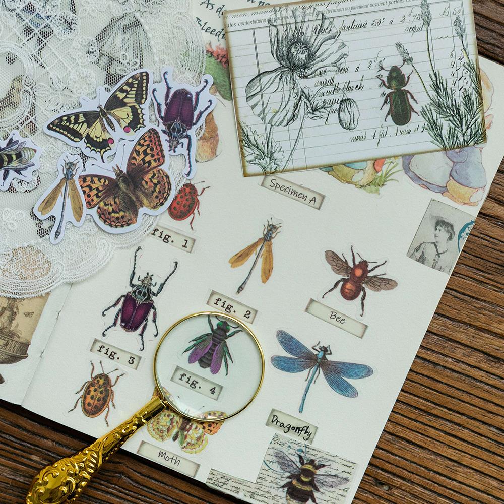 40 pcs/1lot kawaii Stationery Stickers Vintage Alice dream Diary Planner junk journal Decorative Scrapbooking DIY Craft Stickers
