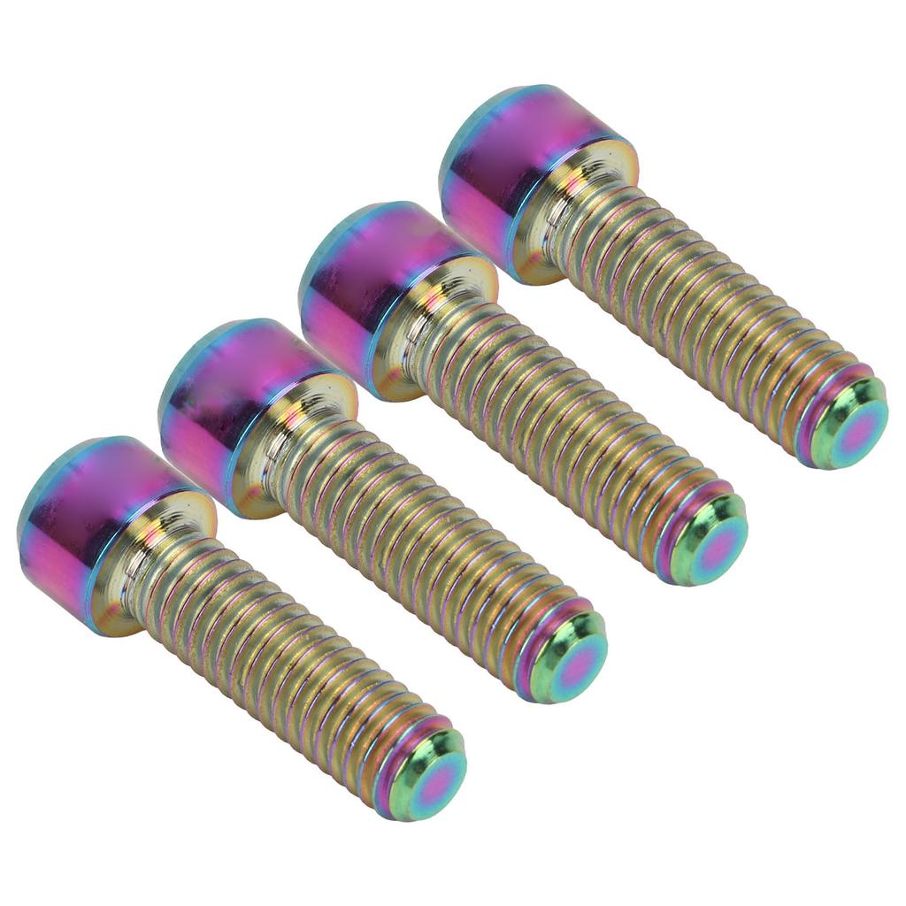 4KS RISK M6 X 20mm Šroub pro upevnění kotoučové brzdy horského kola Titanová slitina Šroub pro kliky kola Kotouč