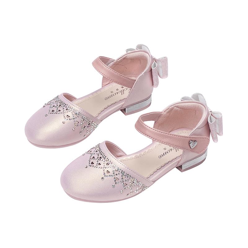 Girls Sweet Bow Closed-Toe Summer Sandals 28