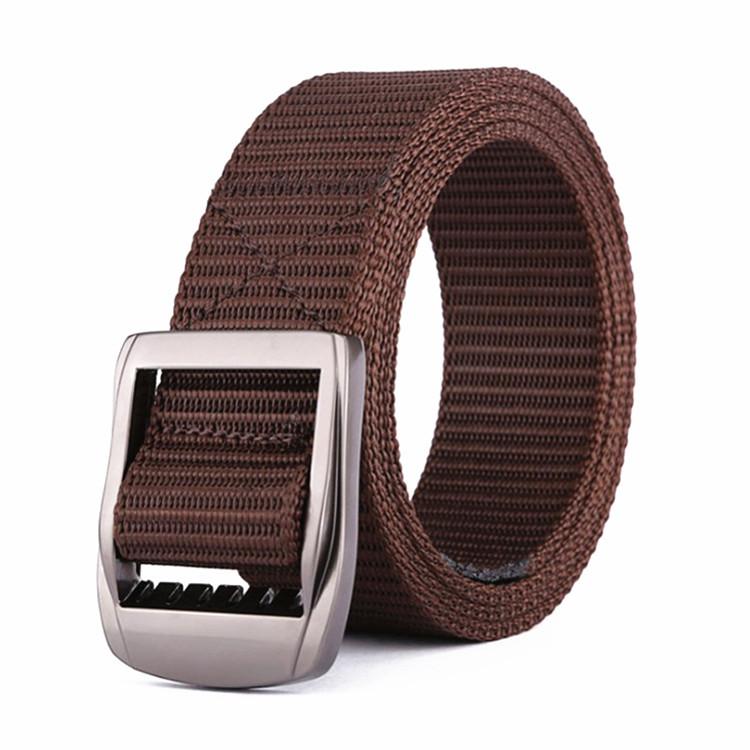Nylon Tactical Outdoor Belt, Double Stepless Adjustable Canvas Belt, High-Quality Quick-Drying Belt