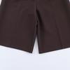 Women's European & American Style Wide-Leg Casual Shorts with Belt