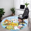 1pc Pokemon Characters Office Round Area Rug, Under Office Chairs Bedroom Living Room Home Decor  A1022262