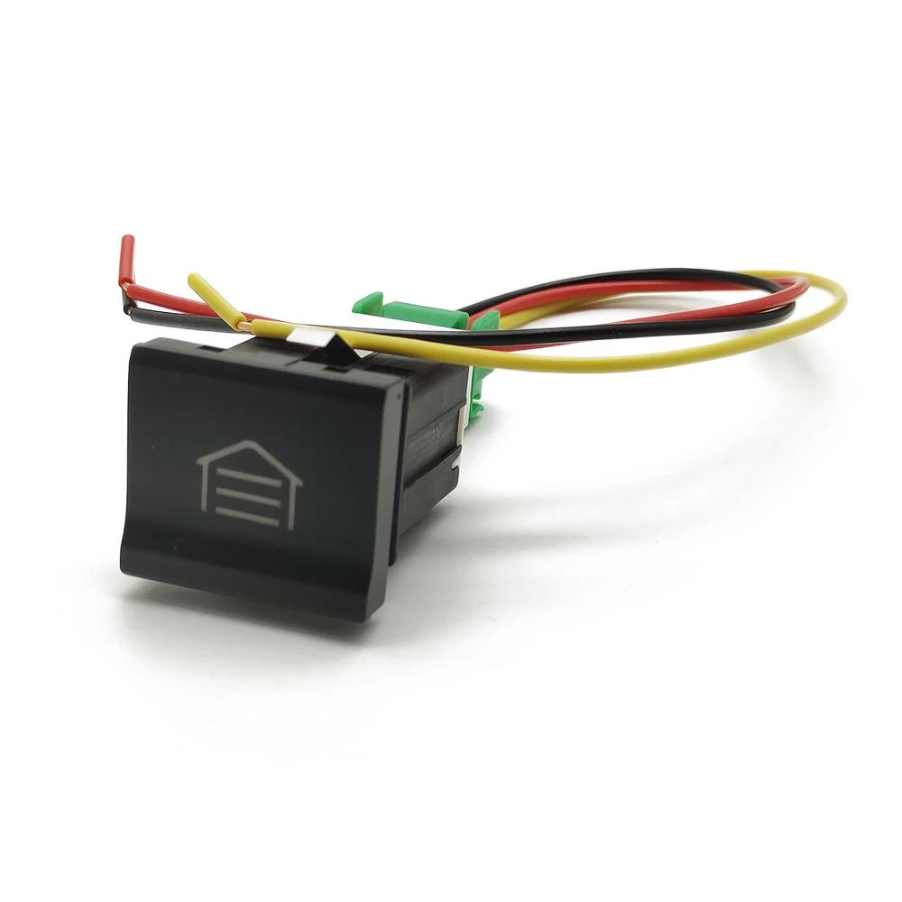 For VW Polo 2014-2018 Car Red LED Light Garage Switch Button Power on Off Switch with Wire