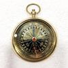 Marine Pocket Compass Gold Dial 5.08cm Brass Navigation Pocket Compass