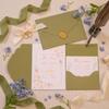Elegant Lace Wedding Invitation with High-Grade Envelope