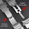Cinturino di Lusso in Acciaio Inossidabile Massiccio 18mm 19mm 20mm 21mm 22mm 23mm 24mm 26/28/30mm per Orologi Seiko con Attacco Curvo