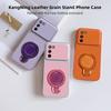 For Oppo A55 5G A16s A16 A54 4G Case Oppo A54s A56 Cover Oppo A53s 5G leather Case Magnetic Bracket Magsafe Holder Stand Cover