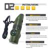 Multifunktionaler Outdoor-Kompass: 7-in-1 Studenten-Lehrhilfe mit Pfeife, LED-Licht und Thermometer.