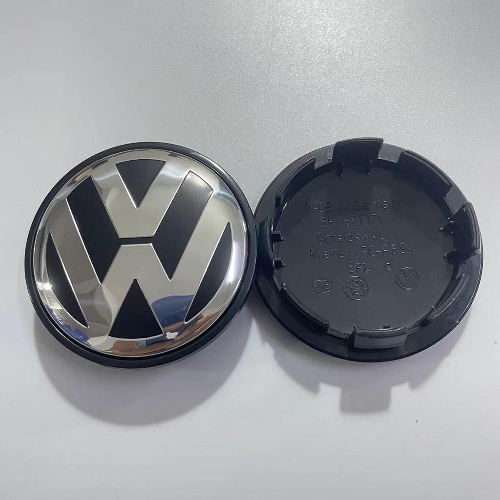 Volkswagen R GTI Radkappen-Emblem - Wolfsburg Mittelkappe für Magotan, Touran, Sagitar