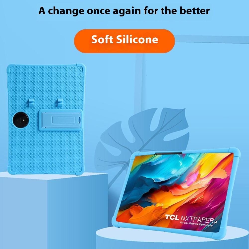 For TCL NxtPaper 14 Case Kickstand PC+Silicone Anti Slip Shockproof Tablet Cover