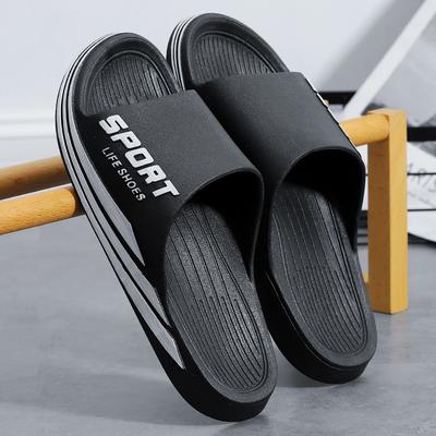Męskie Modne Letnie Antypoślizgowe Odporne na Zapachy Domowe Kapcie do Kąpieli Trwałe Sandały Outdoorowe