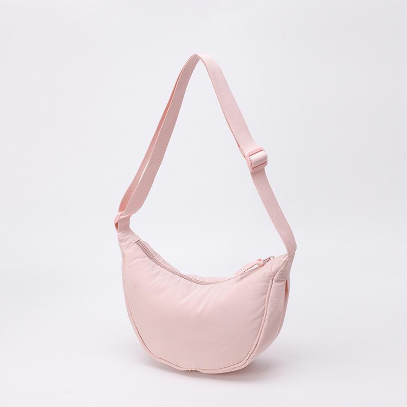 Borsa a Tracolla Piccola da Donna Versatile in Nylon - Borsa a Spalla Messenger Casual alla Moda a Forma di Raviolo