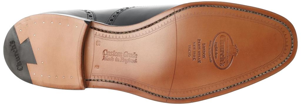 Diplomat Business Shoes Size G Church's Men's EEB3559WF, Black, 27.5 Cm, [Used]