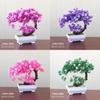 Simulated Flower Arrangement With Mini Tree Decor For House Decoration And Gift