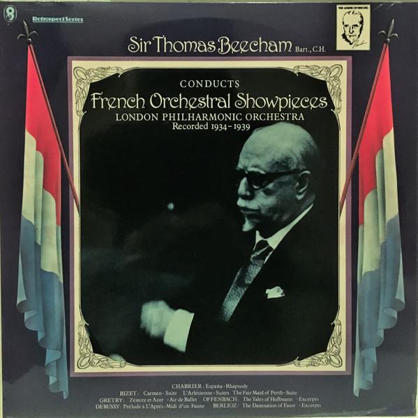 

LP Record SIR THOMAS BEECHAM LONDON PHILHAR French Orchestral Showpieces SH552 World Records 1979 UK Classical Used
