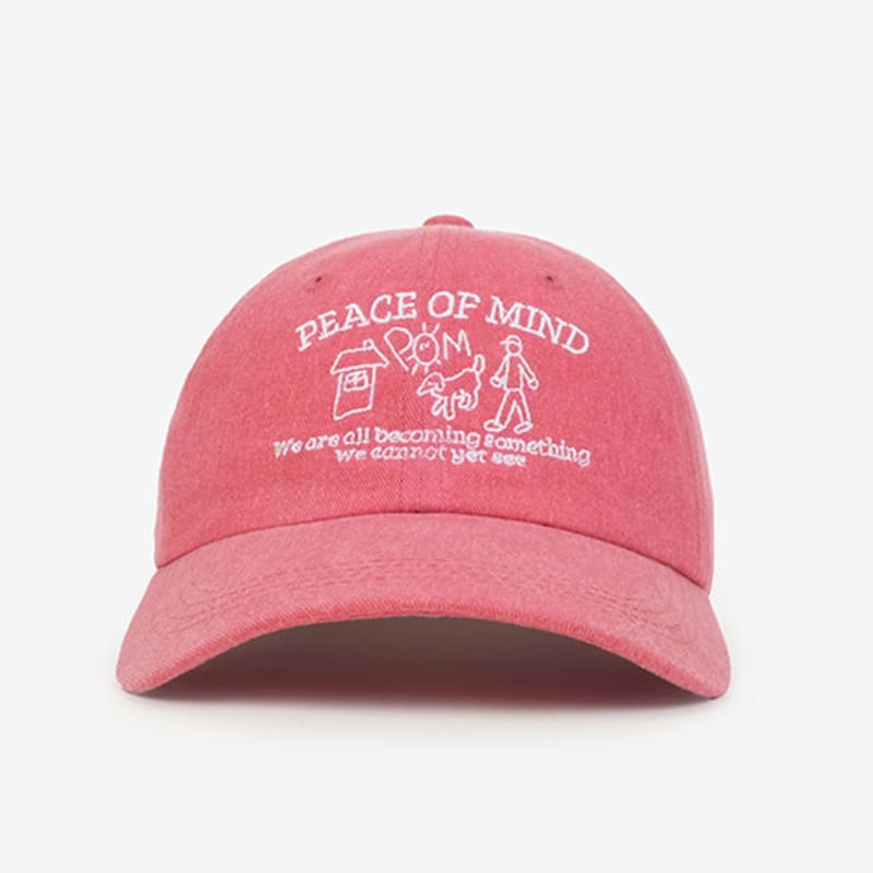BALLOON FRIENDS MESSY ADVENTURE Peace Of Mind Pigment Ball Cap red