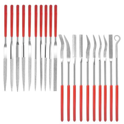 Jewelry Needle File Set 20X Small Model Files Set Hand Tool For Grinding Polishing And Engraving Craft Supplies For Glass Stone