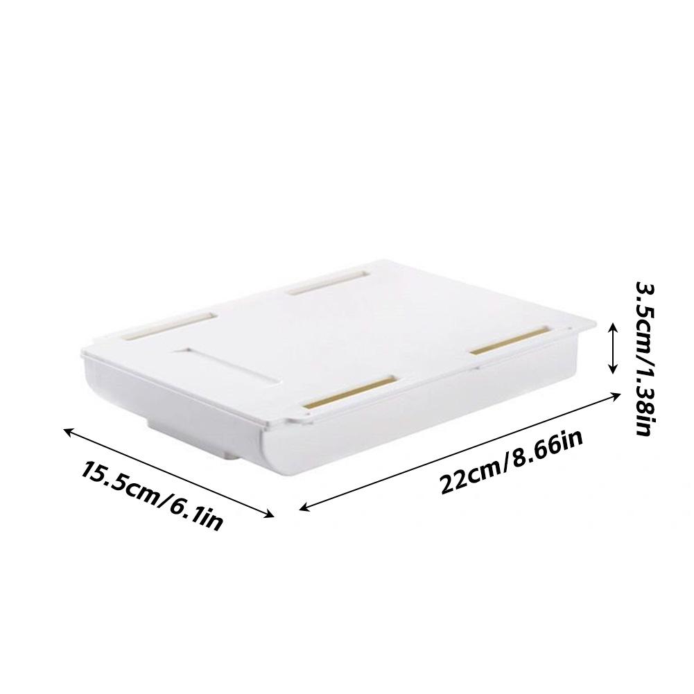 Organisateur de tiroir caché créatif collant petit tiroir sous bureau gain de place adhésif porte-papeterie organisateur usage bureau/maison